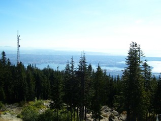 view from grouse mountain